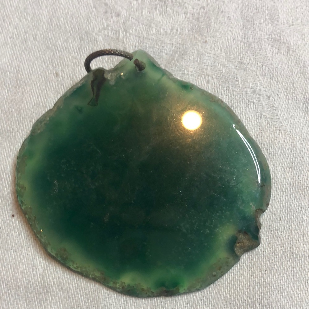 Green Agate stone Pendant